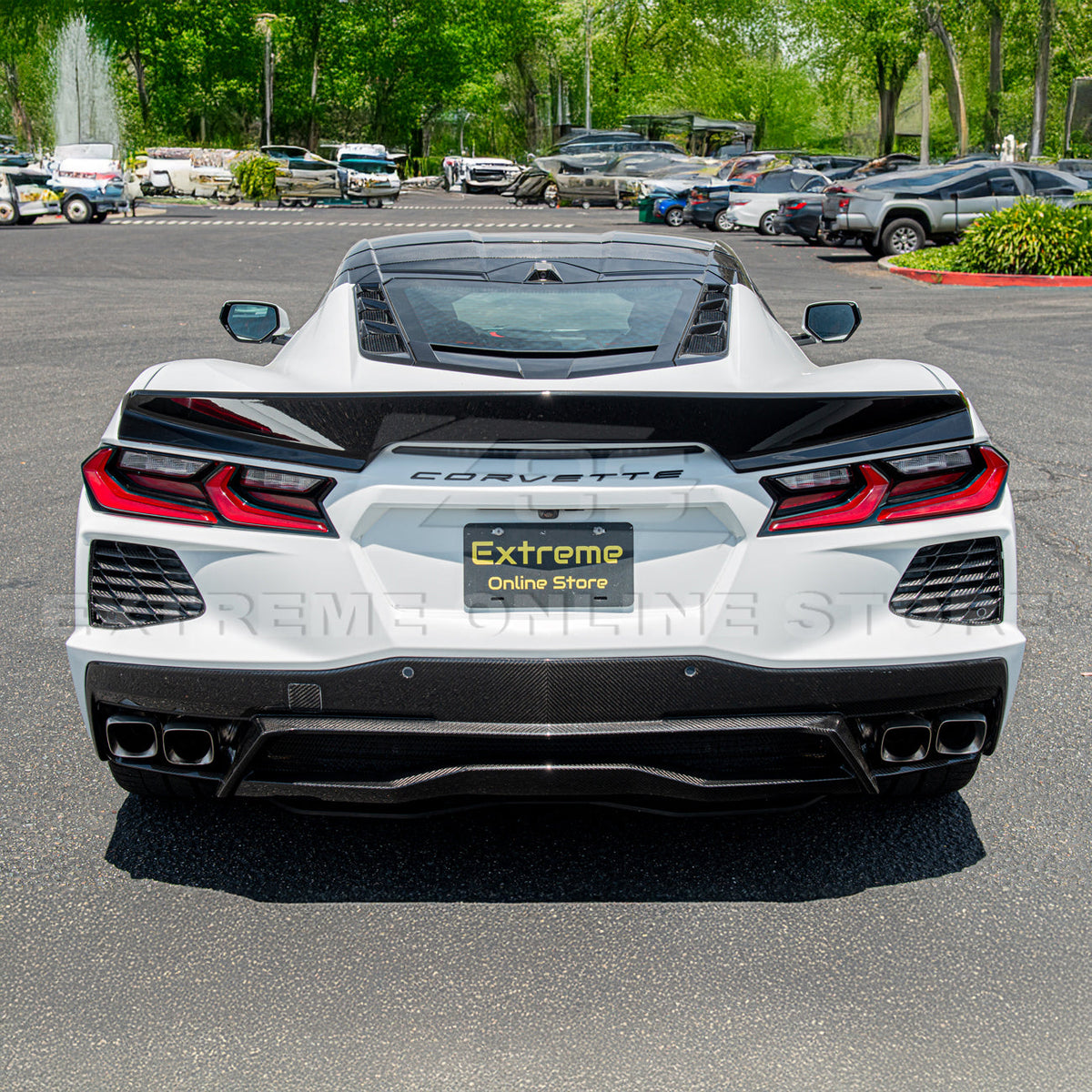 Ducktail Corvette C8 Stingray Rear Spoiler image 8
