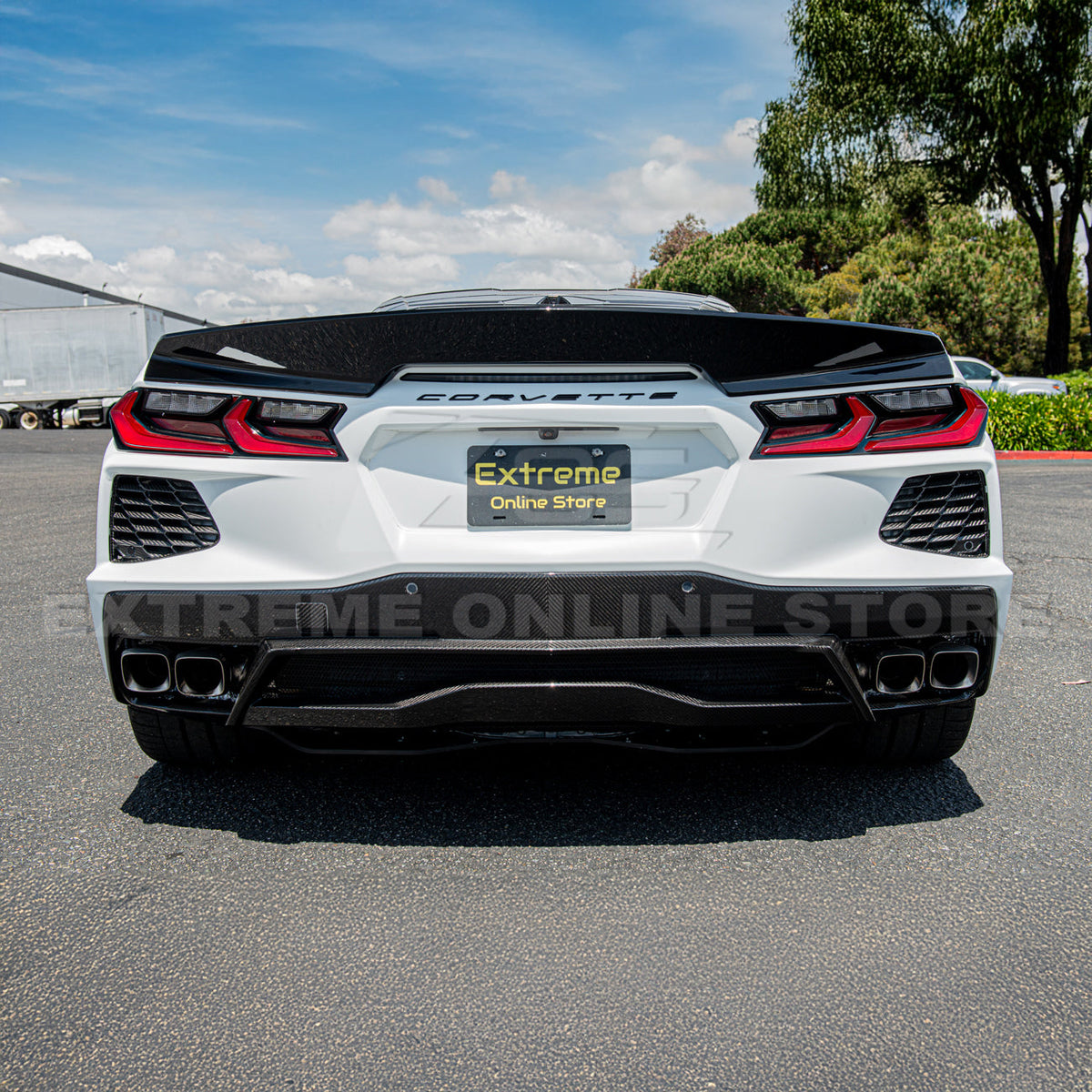 Ducktail Corvette C8 Stingray Rear Spoiler image 7