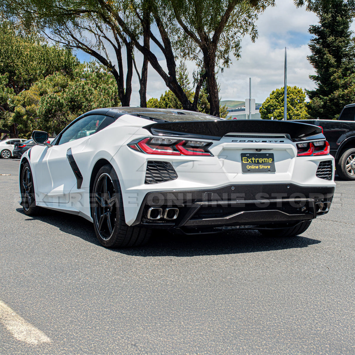 Ducktail Corvette C8 Stingray Rear Spoiler image 9