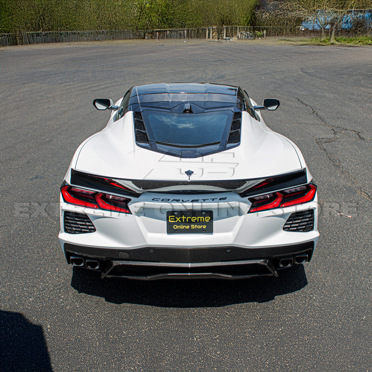 Ducktail Corvette C8 Stingray Rear Spoiler image 6