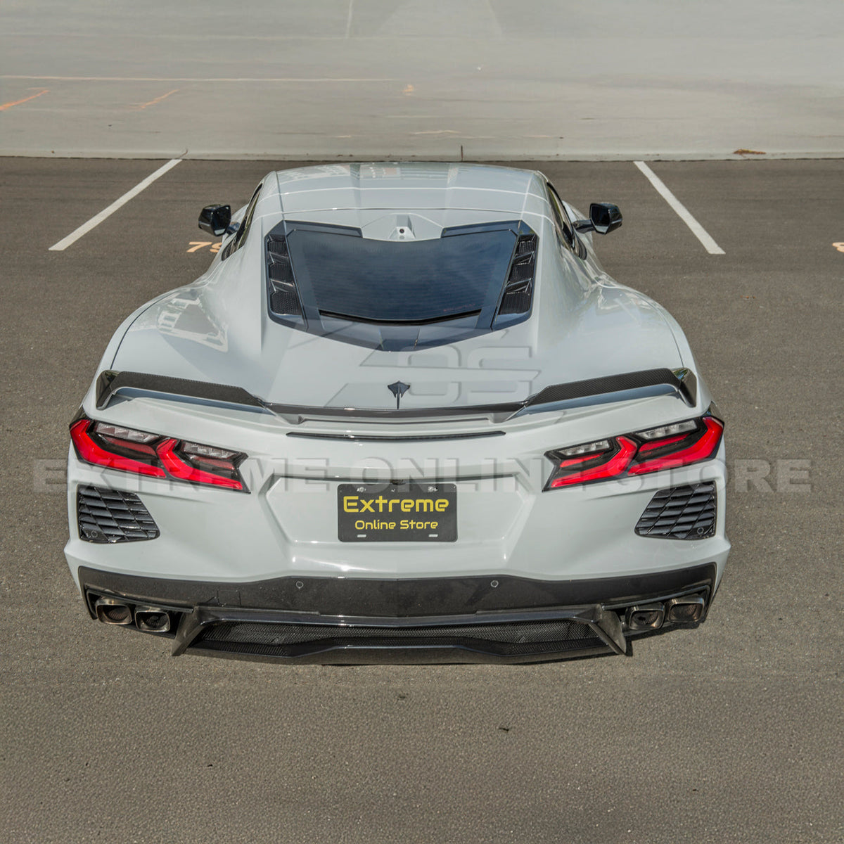 Z51 Package Corvette C8 Stingray Rear Add-On Wicker Extension image 19