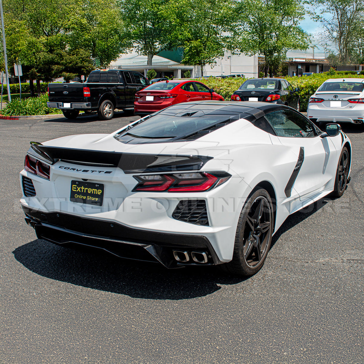Ducktail Corvette C8 Stingray Rear Spoiler image 4