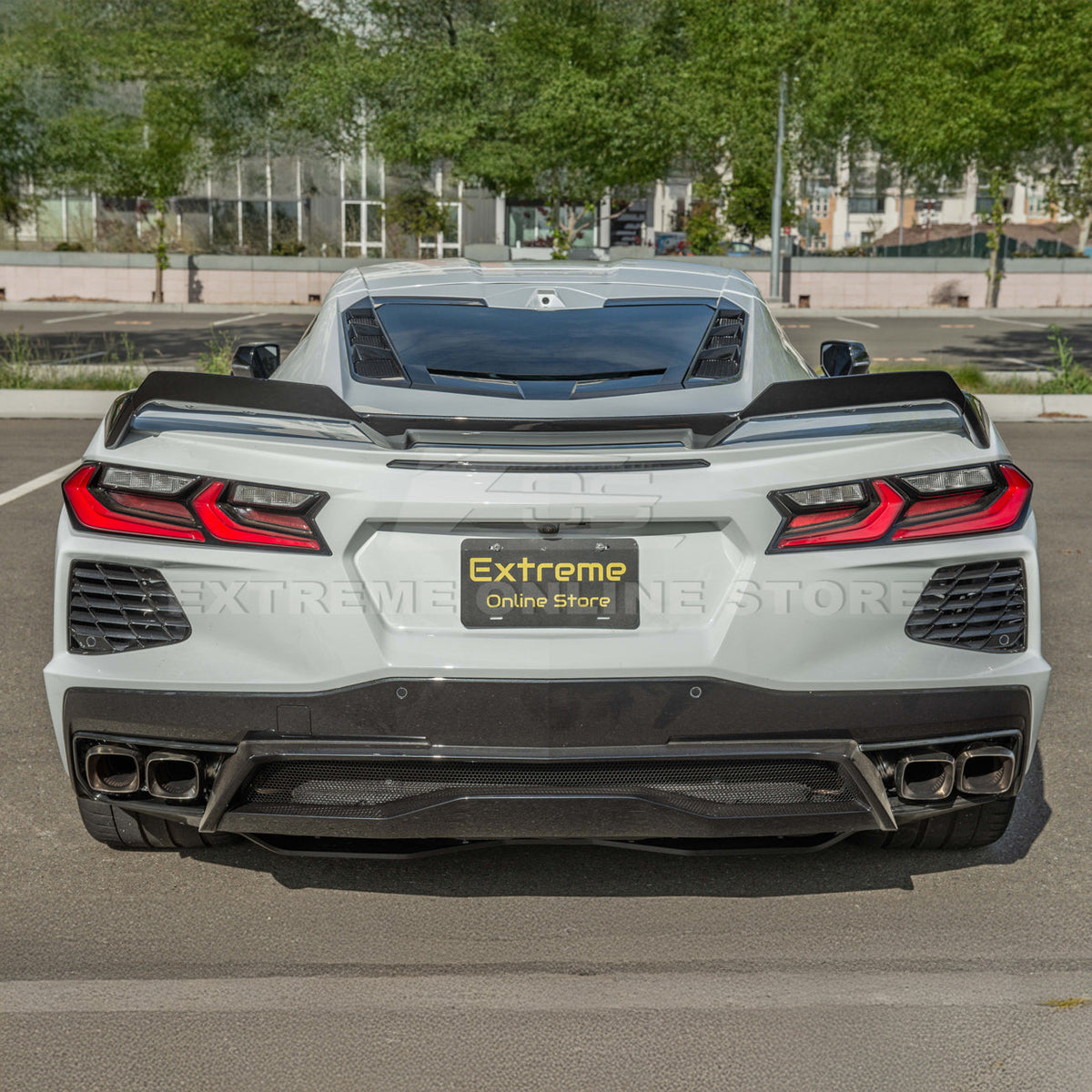 Z51 Wickerbill Package Corvette C8 Stingray Rear Trunk Spoiler image 34