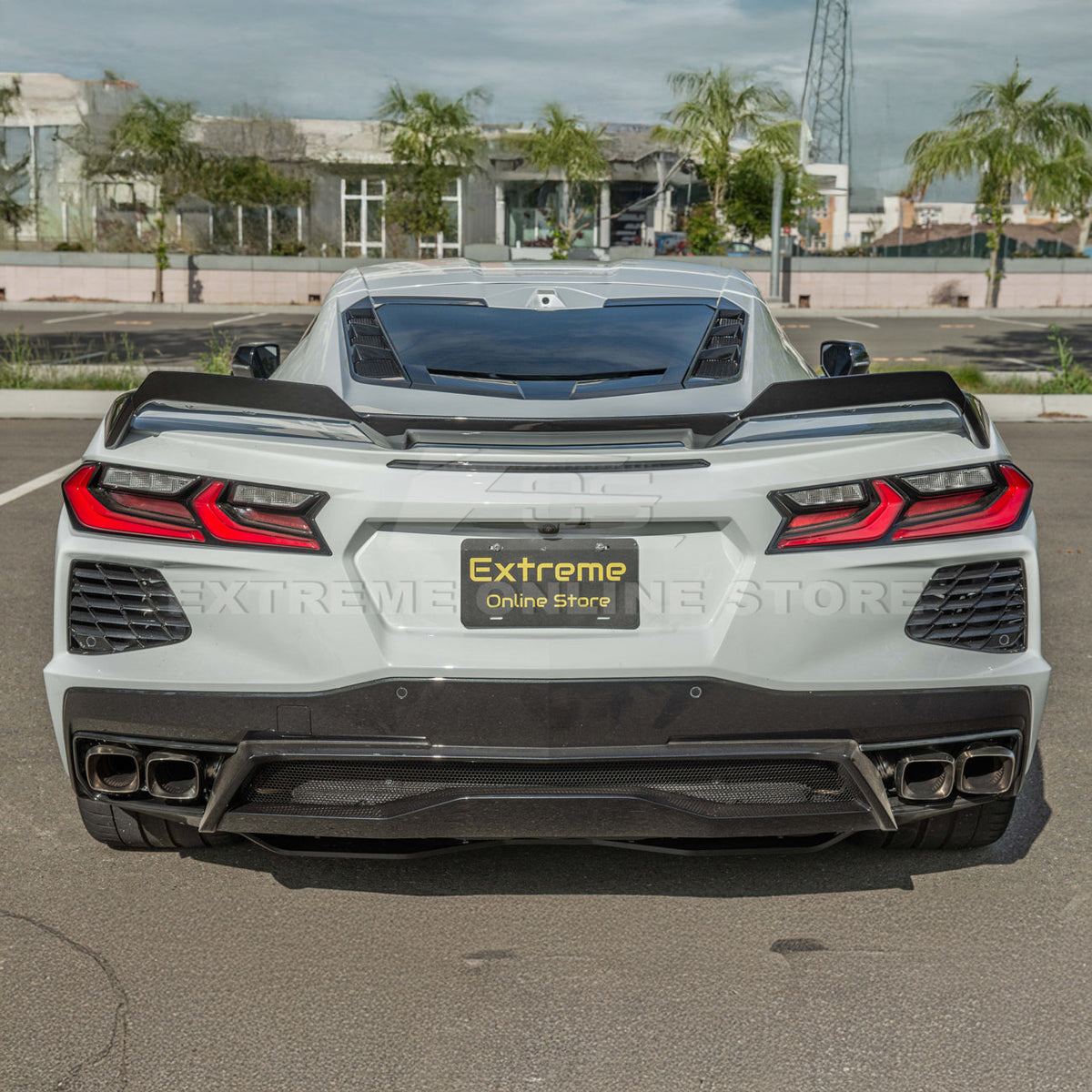 Z51 Package Corvette C8 Stingray Rear Add-On Wicker Extension image 5