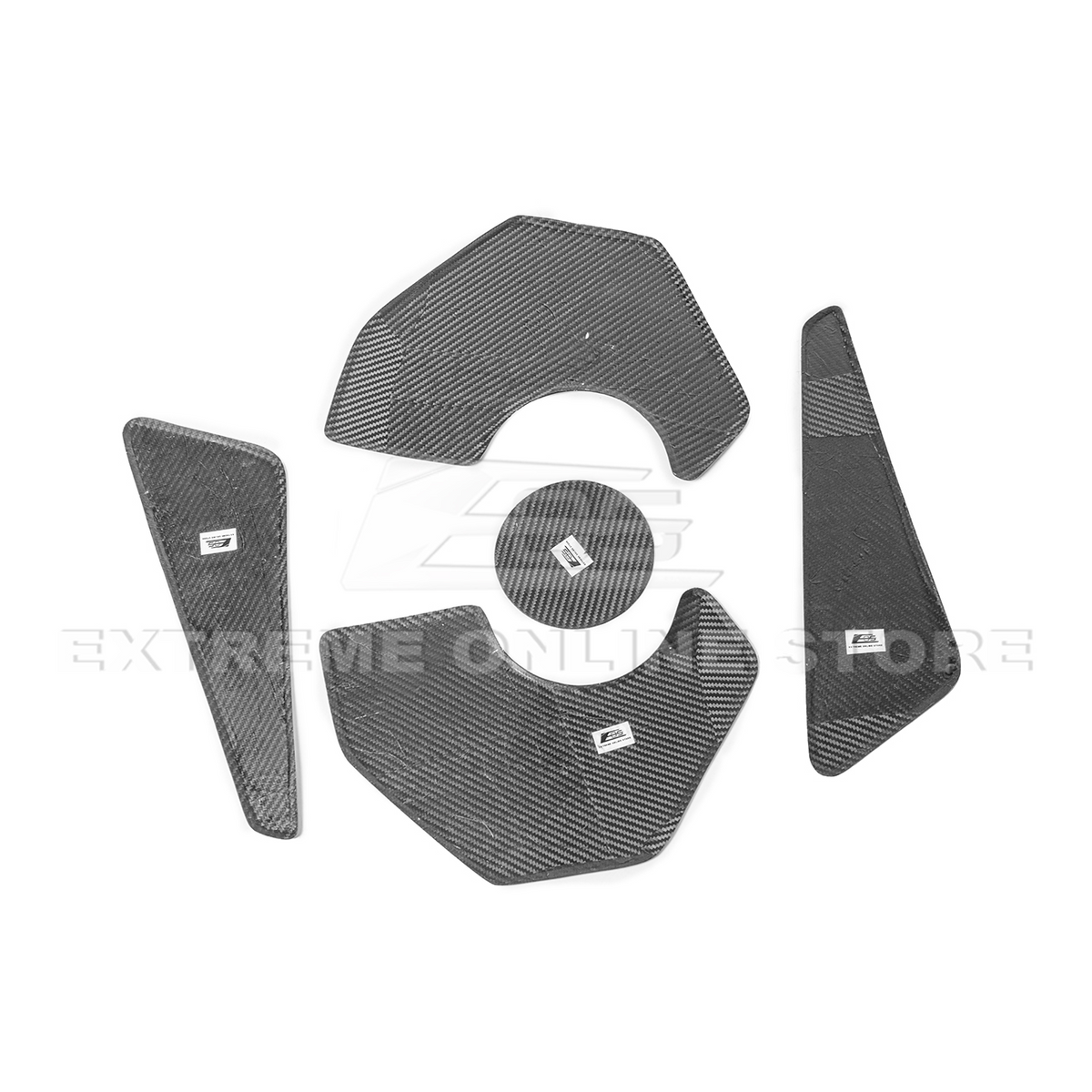 Corvette C8 Engine Bay DRY CARBON FIBER Panel Accent Covers image 14