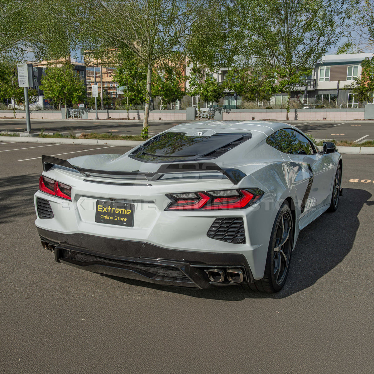 Z51 Package Corvette C8 Stingray Rear Add-On Wicker Extension image 4