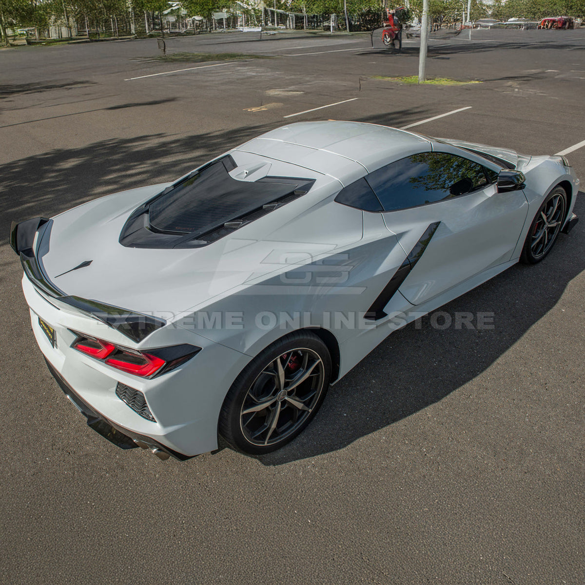 Z51 Wickerbill Package Corvette C8 Stingray Rear Trunk Spoiler image 33