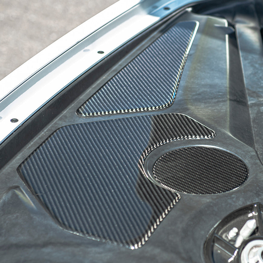 Corvette C8 Engine Bay DRY CARBON FIBER Panel Accent Covers image 3