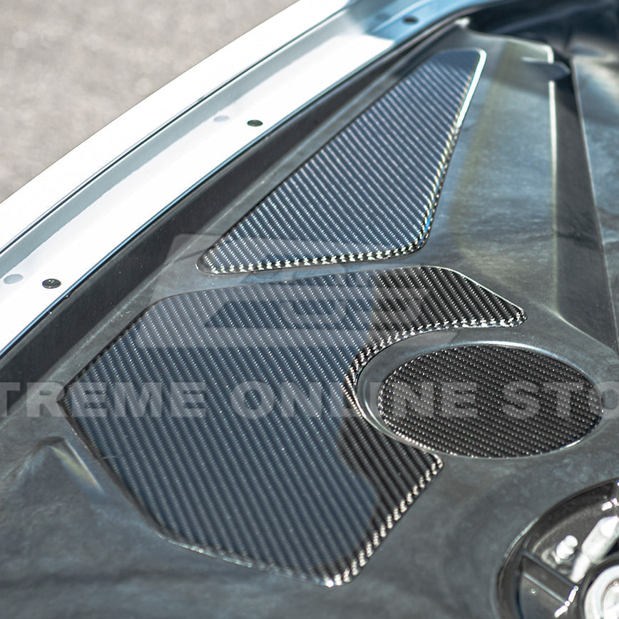 Corvette C8 Engine Bay DRY CARBON FIBER Panel Accent Covers image 6
