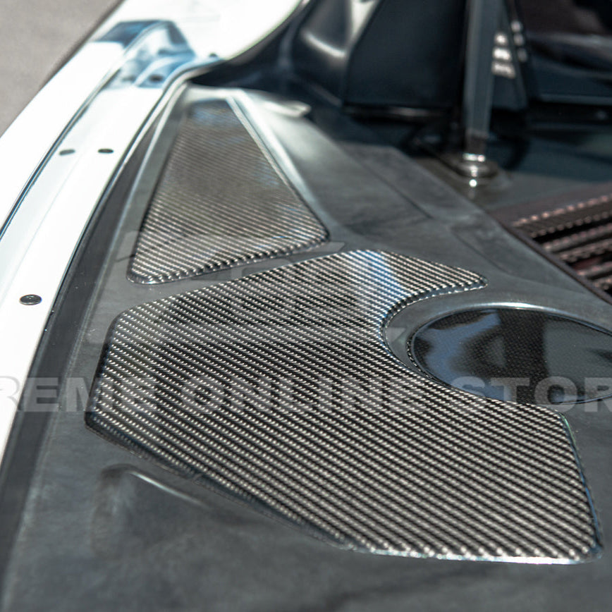 Corvette C8 Engine Bay DRY CARBON FIBER Panel Accent Covers image 7