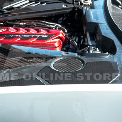 Corvette C8 Engine Bay DRY CARBON FIBER Panel Accent Covers image 8