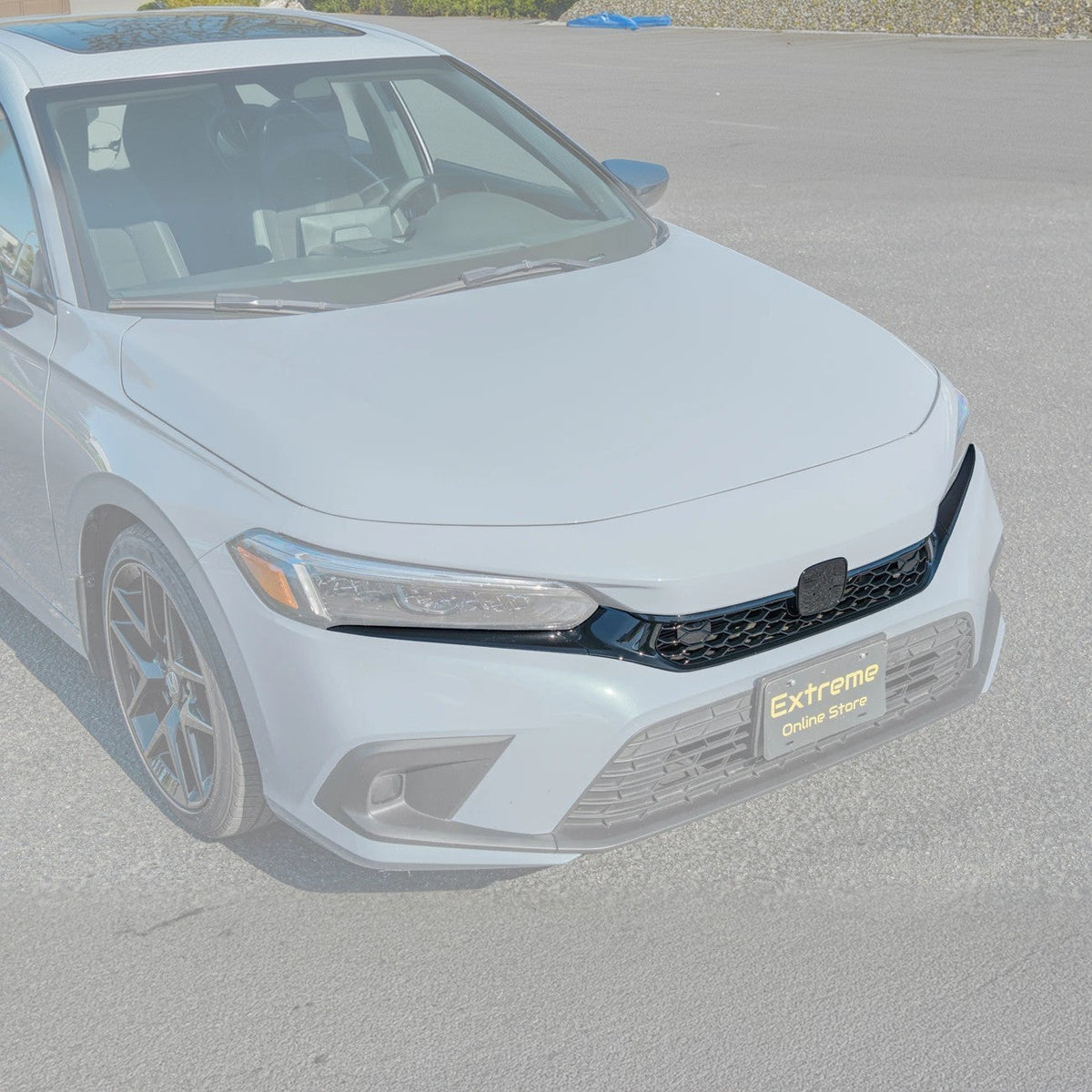 2022-24 Honda Civic Sedan Type-R Style Front Bumper Grille Cover image 2