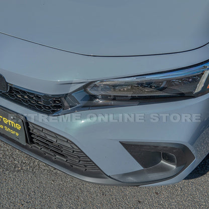 2022-24 Honda Civic Sedan Type-R Style Front Bumper Grille Cover image 4