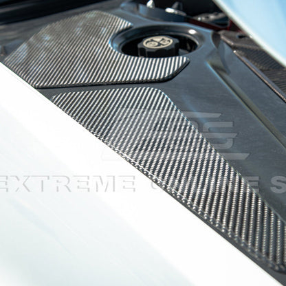 Corvette C8 Engine Bay DRY CARBON FIBER Panel Accent Covers image 11