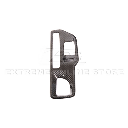 2020-Up Toyota Supra Carbon Fiber Center Gear Shift Box Cover image 8