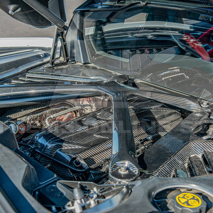 Chevrolet Corvette C8 DRY CARBON FIBER X-Brace image 22