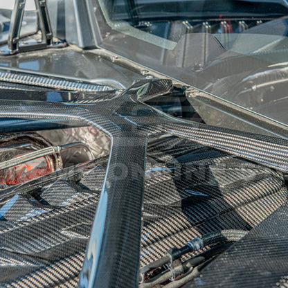 Chevrolet Corvette C8 DRY CARBON FIBER X-Brace image 23