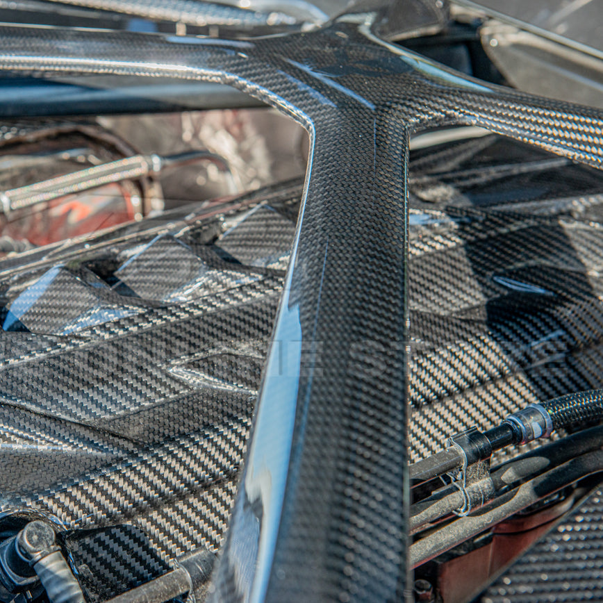 Chevrolet Corvette C8 DRY CARBON FIBER X-Brace image 25