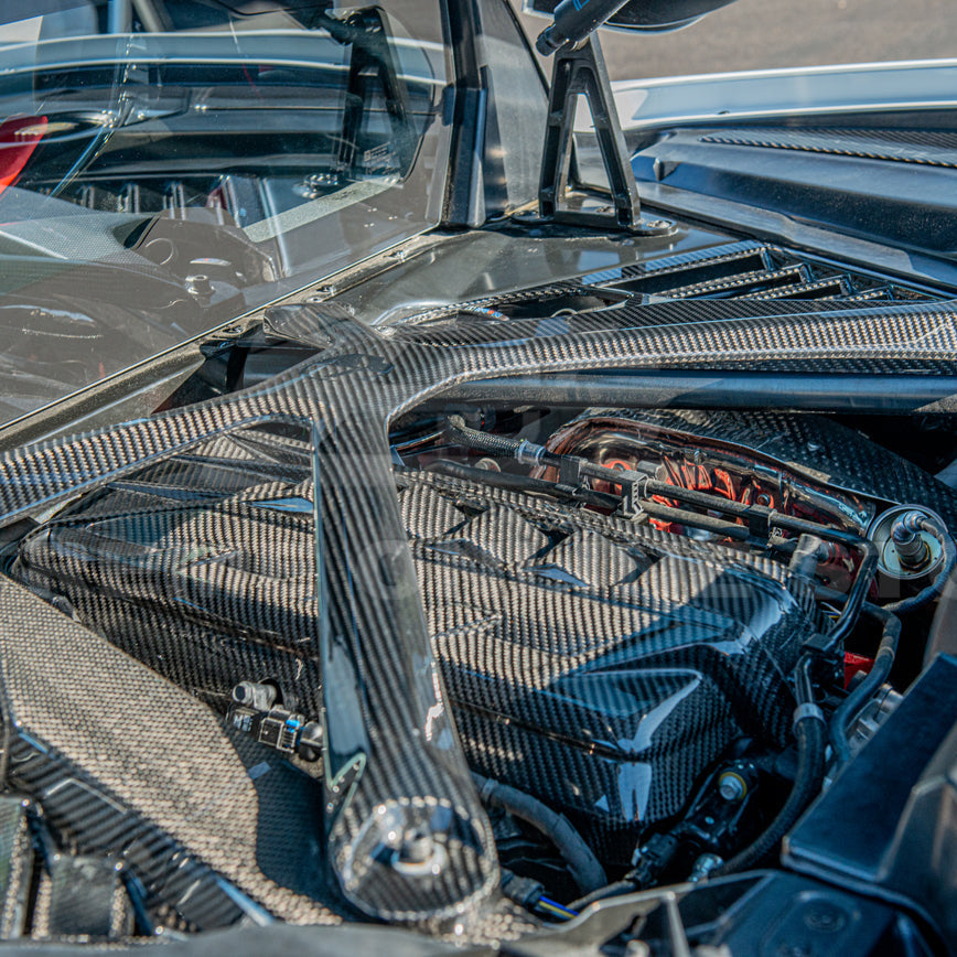 Chevrolet Corvette C8 DRY CARBON FIBER X-Brace image 26