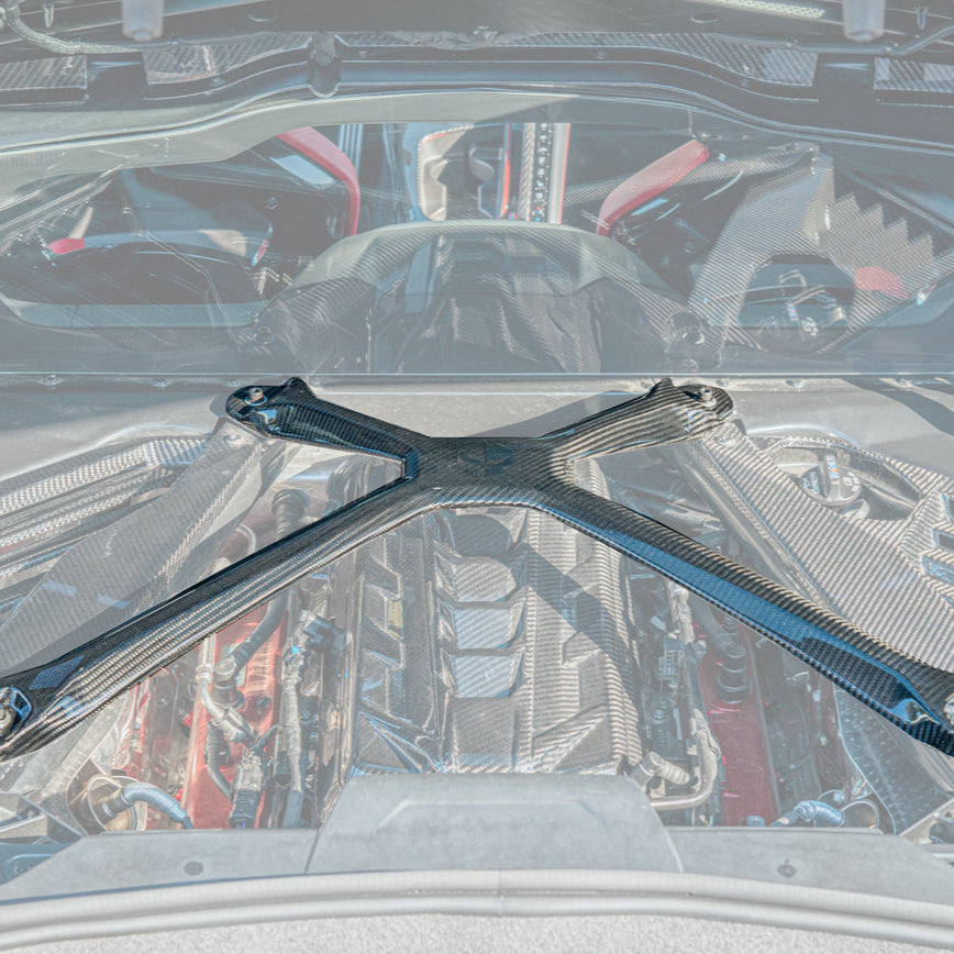 Chevrolet Corvette C8 DRY CARBON FIBER X-Brace image 20