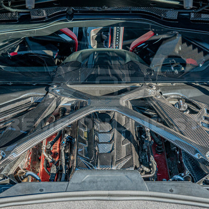 Chevrolet Corvette C8 DRY CARBON FIBER X-Brace image 21
