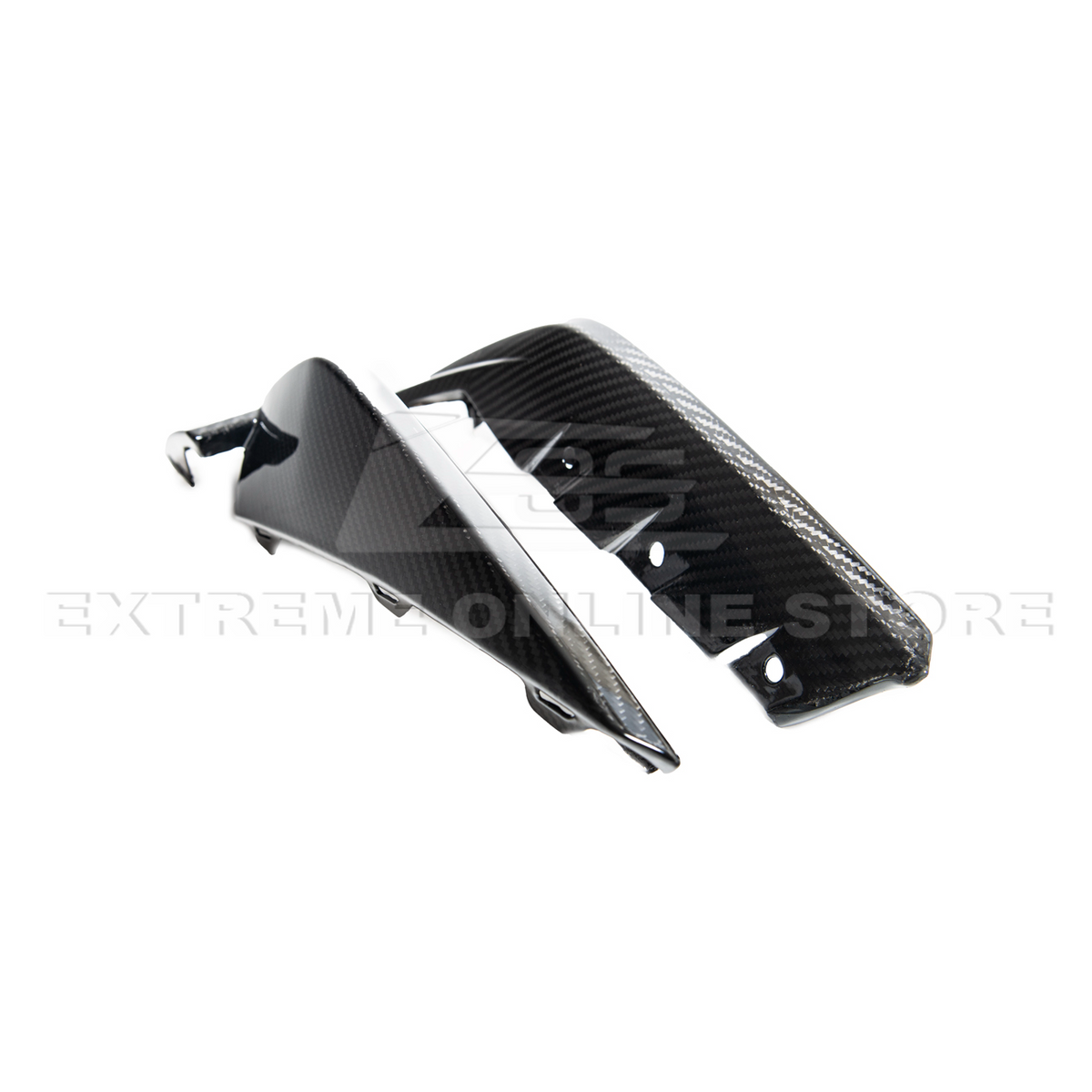 21-Up BMW G82 G83 M4 Carbon Fiber Front Side Splitter image 8