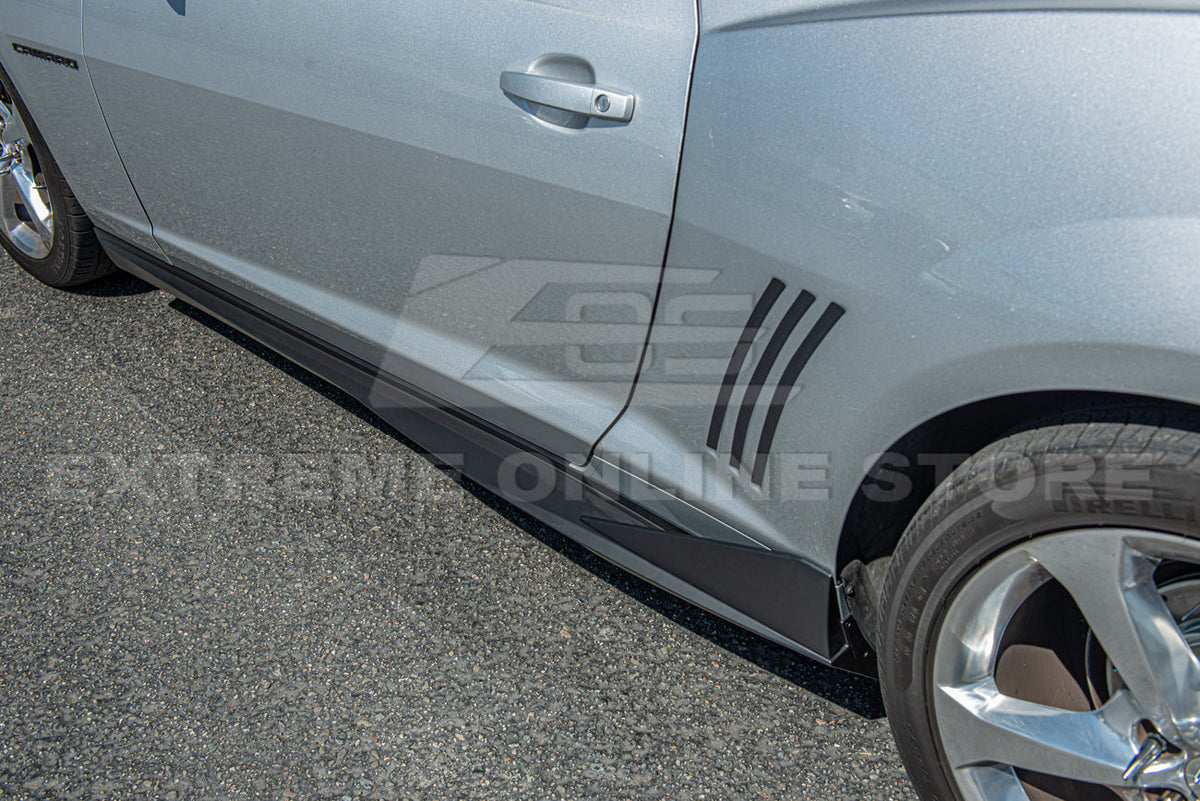 2010-15 Camaro Performance Track Package Side Skirts Rocker Panel image 12