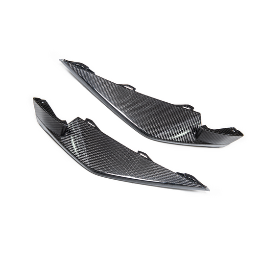 21-Up BMW G82 G83 M4 Carbon Fiber Front Side Splitter image 1