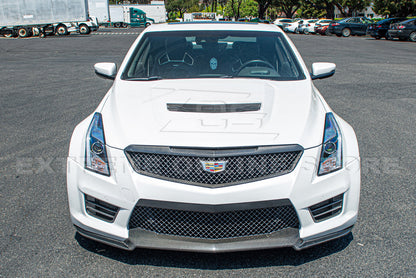 2016-19 Cadillac ATS-V Dry Carbon Fiber Front Grille Accent Bezel Insert image 8