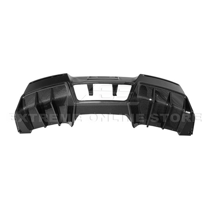 Corvette C7 Factory DRY CARBON FIBER Finned Rear Diffuser image 13