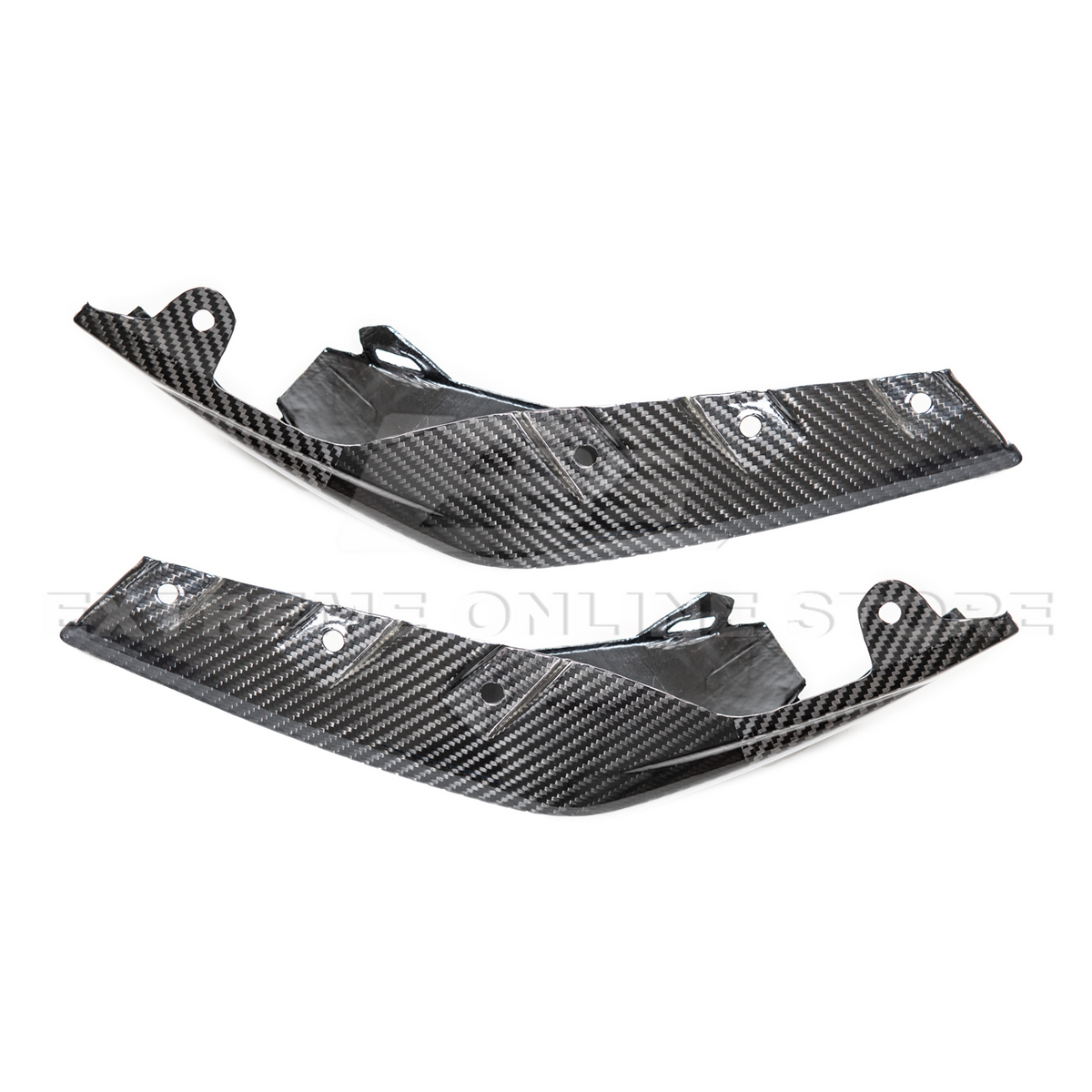 21-Up BMW G82 G83 M4 Carbon Fiber Front Side Splitter image 7