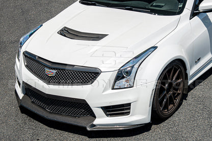 2016-19 Cadillac ATS-V Dry Carbon Fiber Front Grille Accent Bezel Insert image 13