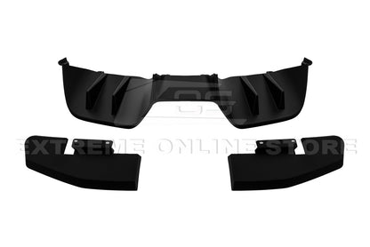 2015-17 Ford Mustang Performance Package 3Pcs Bumper Diffuser image 5