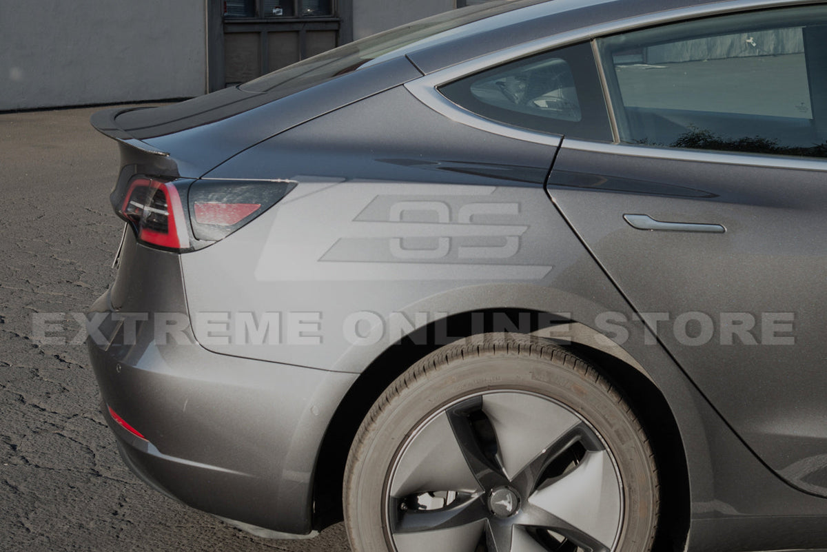 2017-23 Tesla Model 3 Performance Carbon Fiber Rear Spoiler image 10