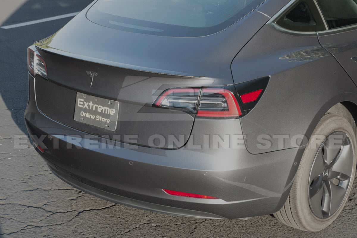 2017-23 Tesla Model 3 Performance Carbon Fiber Rear Spoiler image 13