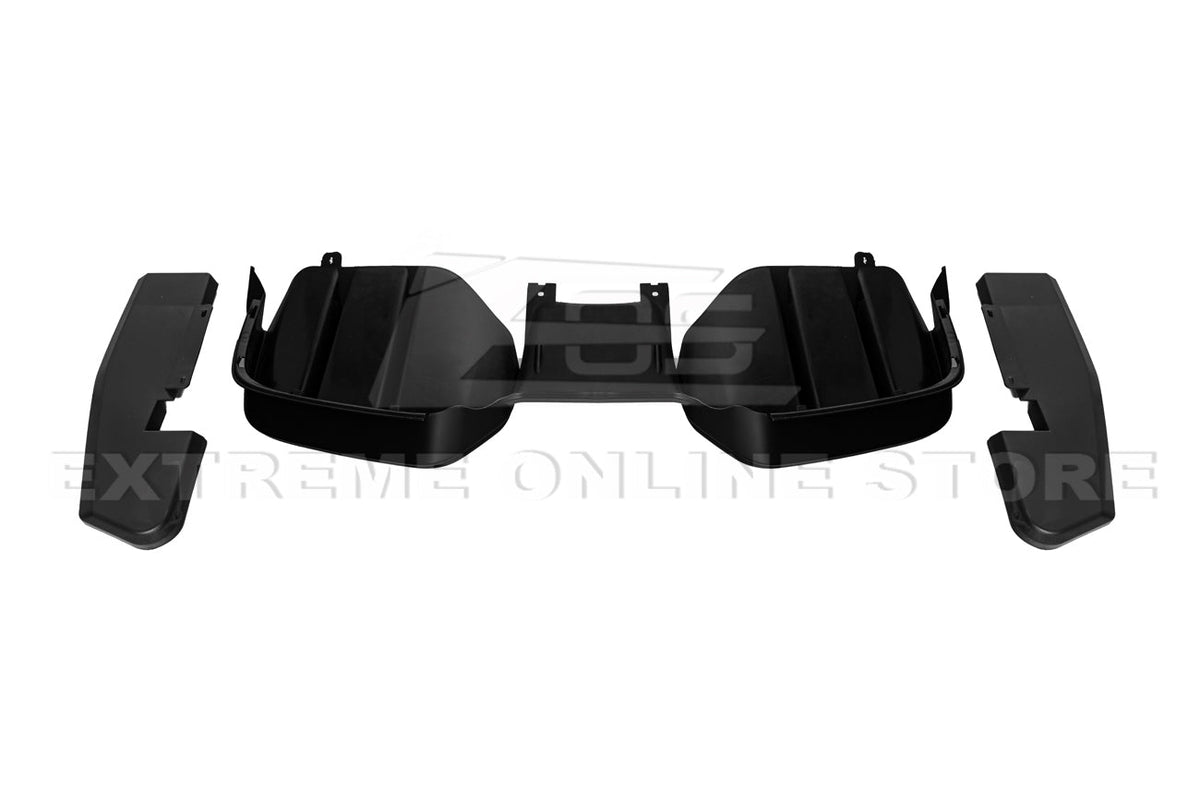 2015-17 Ford Mustang Performance Package 3Pcs Bumper Diffuser image 6