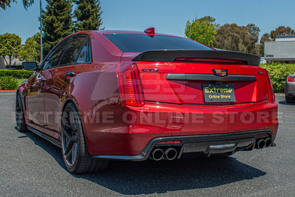2016-19 Cadillac CTS-V DRY Carbon Fiber Rear Deck Lid Center Applique Trunk Insert image 6