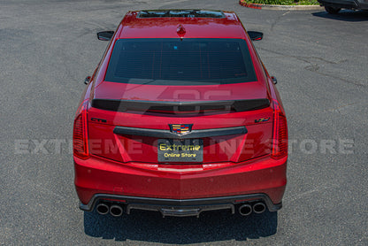 2016-19 Cadillac CTS-V DRY Carbon Fiber Rear Deck Lid Center Applique Trunk Insert image 10
