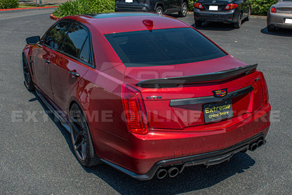 2016-19 Cadillac CTS-V DRY Carbon Fiber Rear Deck Lid Center Applique Trunk Insert image 11
