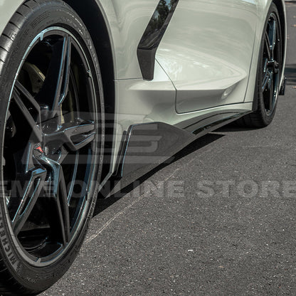 Chevrolet Corvette C8 DRY CARBON FIBER 5VM Side Skirts image 35
