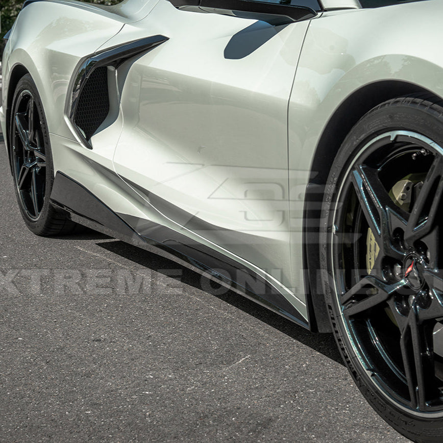 Chevrolet Corvette C8 DRY CARBON FIBER 5VM Side Skirts image 33