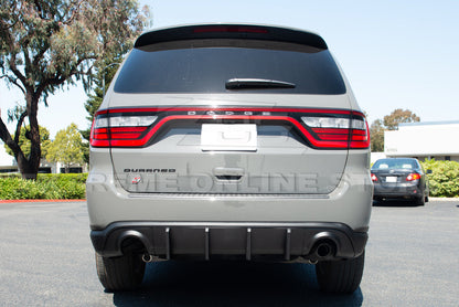 2014-Up Dodge Durango Rear Bumper Dual Tips Diffuser image 8
