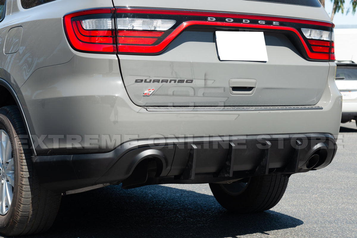 2014-Up Dodge Durango Rear Bumper Dual Tips Diffuser image 10
