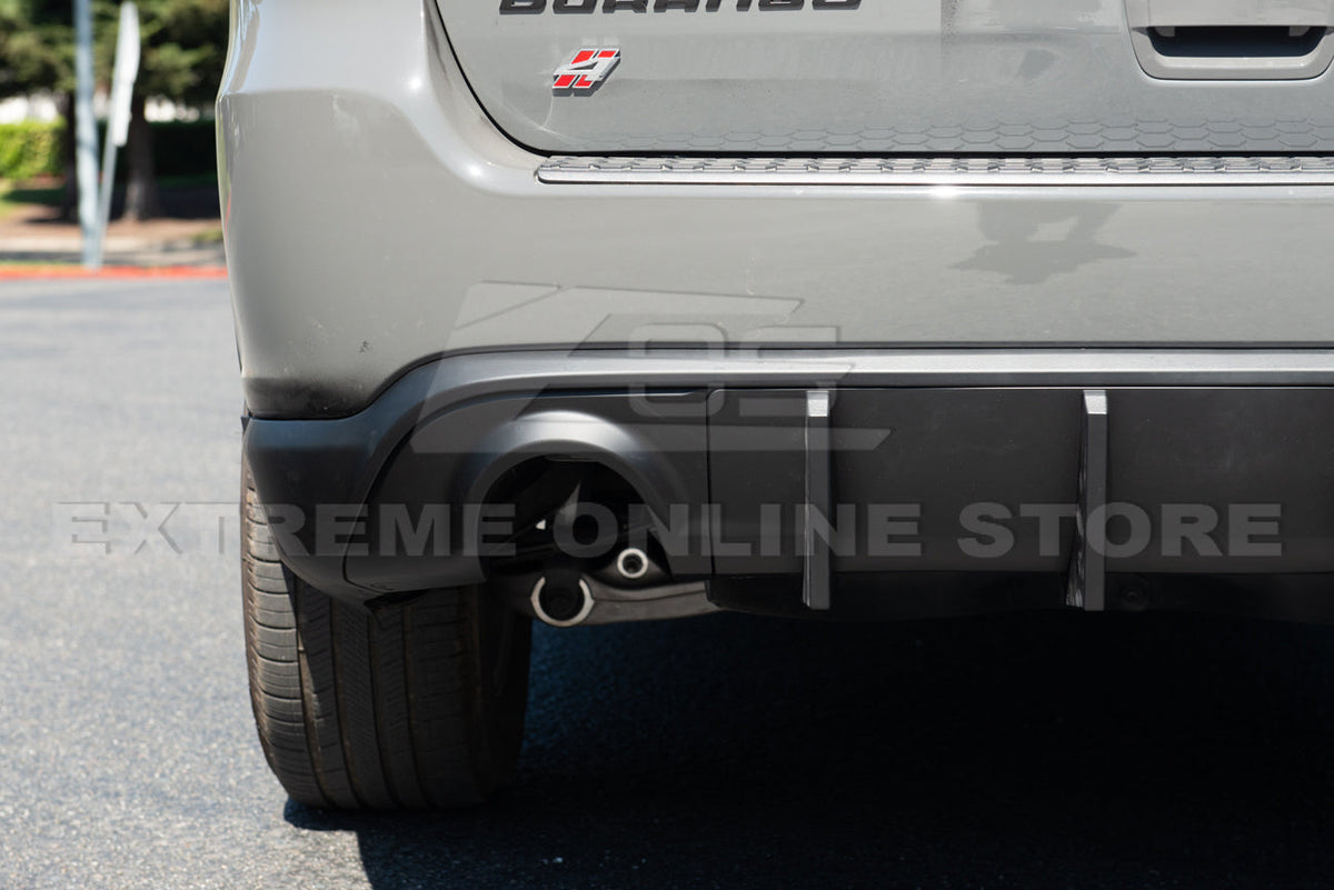 2014-Up Dodge Durango Rear Bumper Dual Tips Diffuser image 12