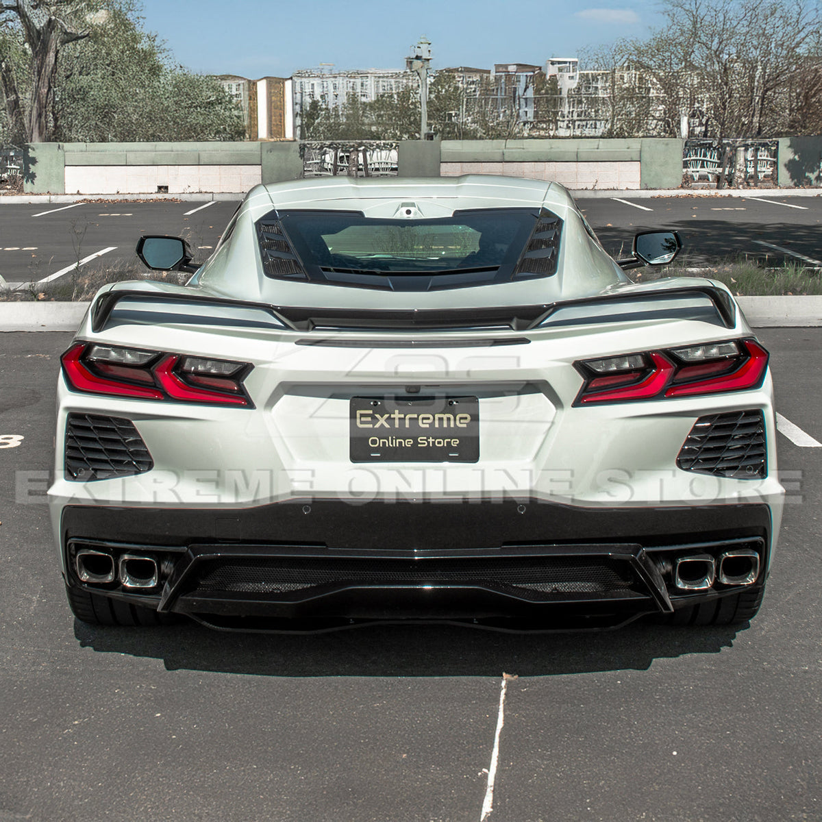 Z51 Wickerbill Package Corvette C8 Stingray Rear Trunk Spoiler image 17