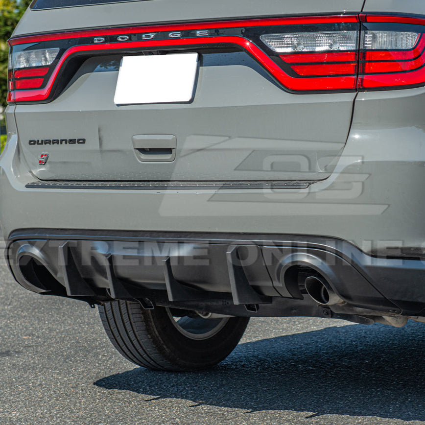 2014-Up Dodge Durango Track Package Rear Dual Tips Diffuser image 7