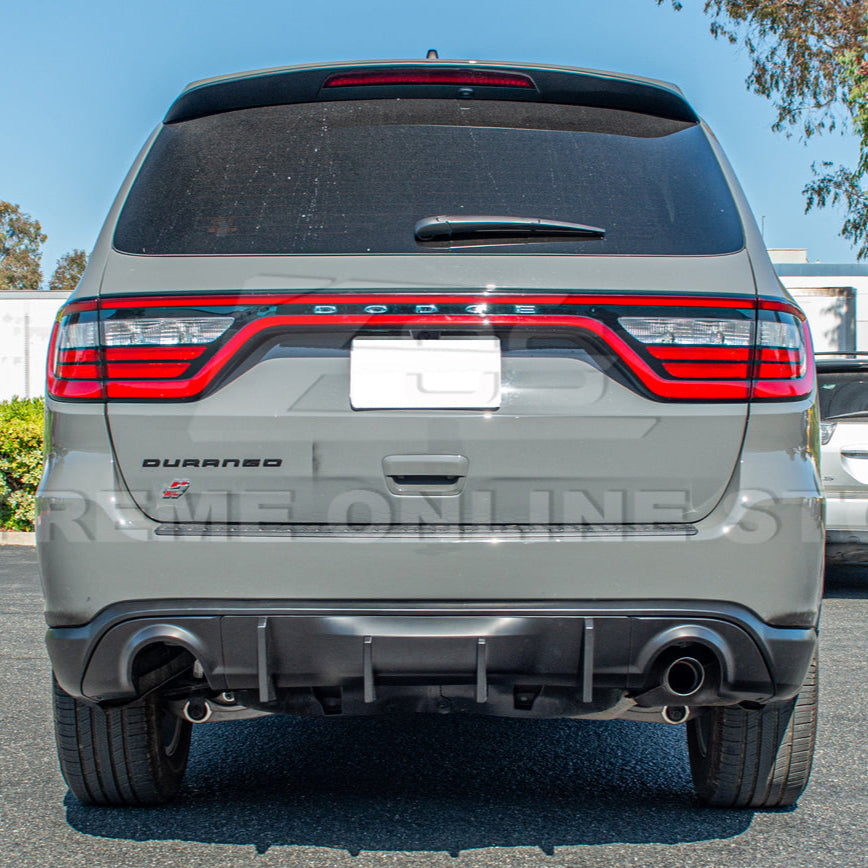 2014-Up Dodge Durango Track Package Rear Dual Tips Diffuser image 5