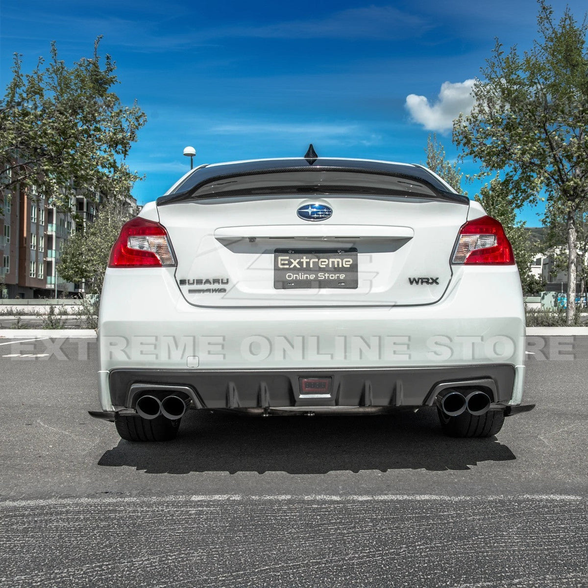 2015-21 Subaru WRX / STi CS Style Rear Apron Lip image 6