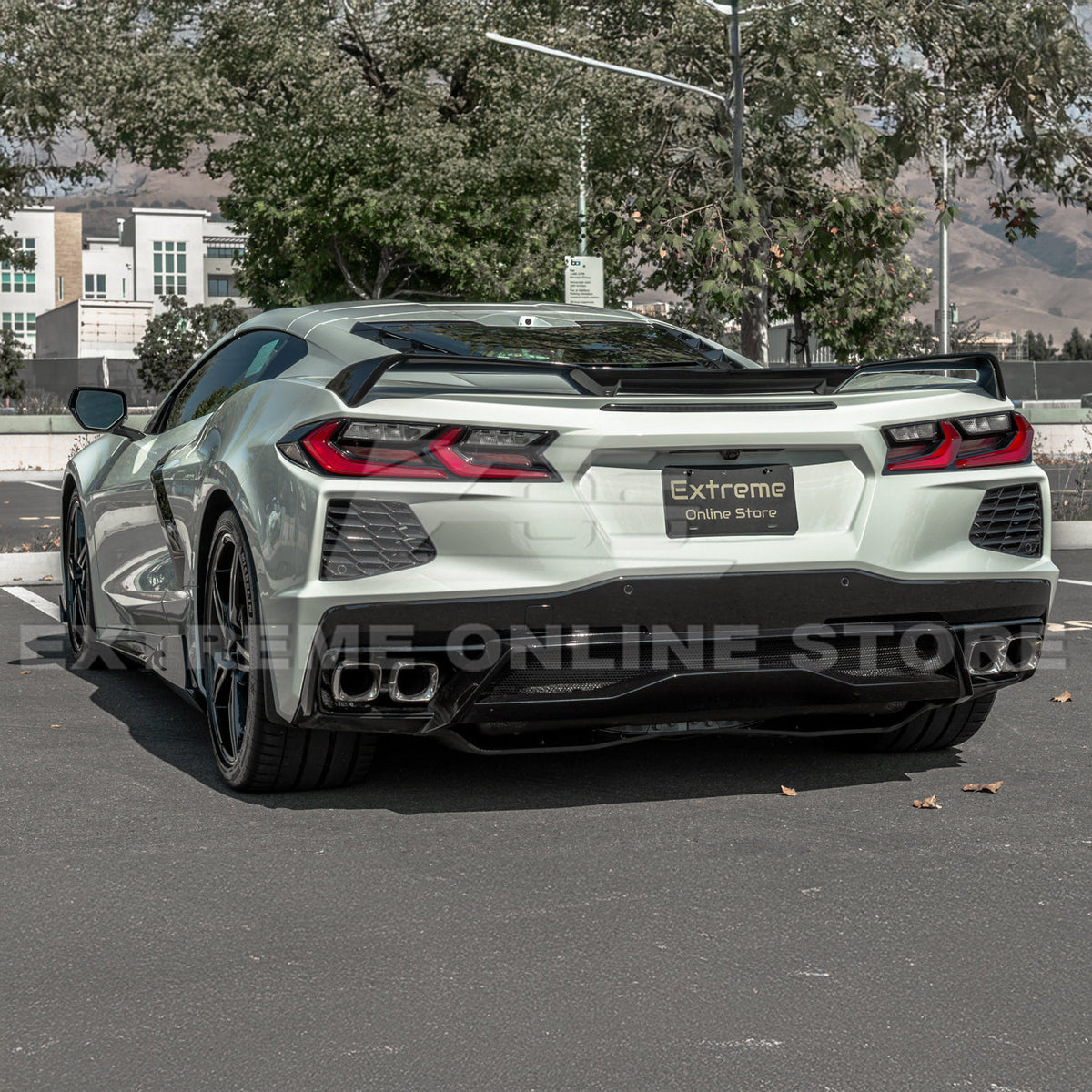 Z51 Wickerbill Package Corvette C8 Stingray Rear Trunk Spoiler image 15