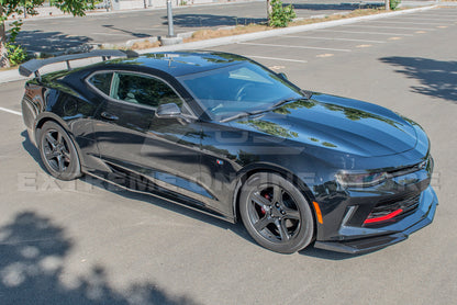 2019-Up Camaro RS & SS ZL1 Style Front Lip Splitter & Side Skirts image 4